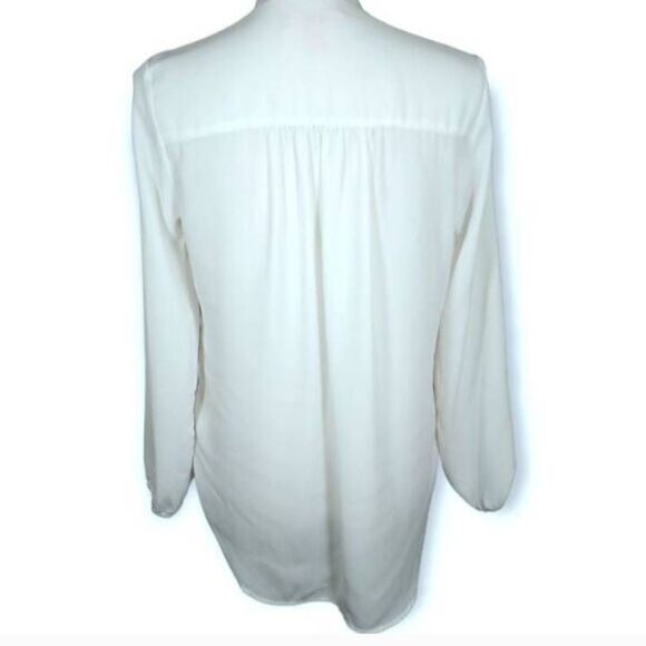 JOE FRESH WHITE BLOUSE SZ.XS EUC. - Picture 4 of 6